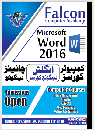 MS Word 2016 Book